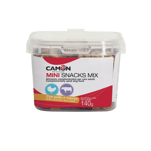CAMON Mini Snacks MIX, poslastica za pse s piletinom i govedinom, 140g