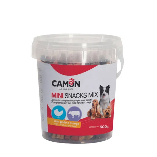 CAMON MiniSnack MIX Bones, poslastica za pse s piletinom i govedinom, 500g