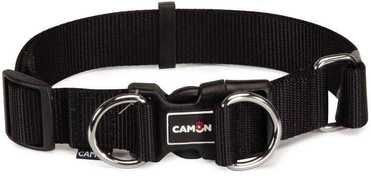 CAMON Ogrlica s dvije karike, duljina 470-710mm, sirina 3mm, crna