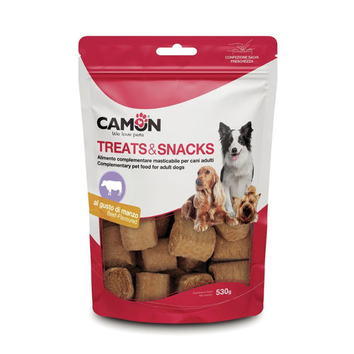 CAMON Rollos Poslastica za pse, keksi s aromom govedine, 530g