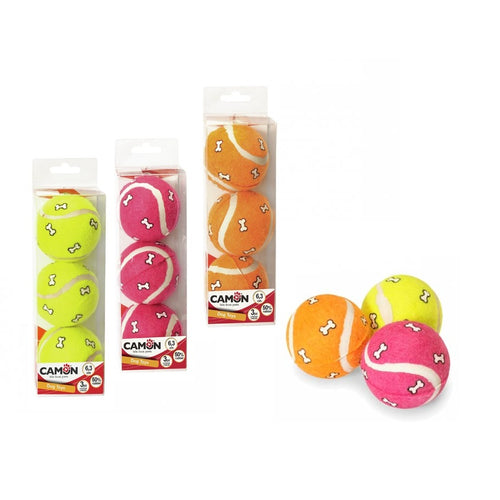 CAMON Tenis lopta 3komada, 63mm, razne boje