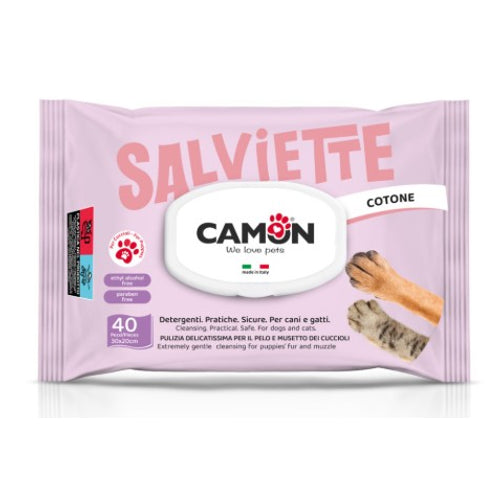 CAMON Vlazne Maramice Cotton 40kom, 20x30cm
