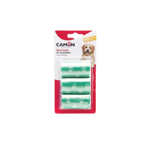 CAMON Vrecice za izmet, 3role*20vrecica, razne boje