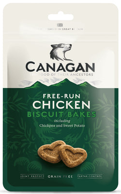 CANAGAN Biscuit Bakes, piletina iz slobodnog uzgoja, bez zitarica, 150g 