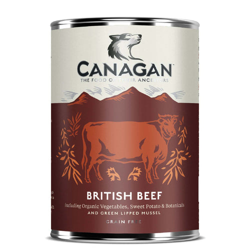 CANAGAN Britanska govedina s organskim povrcem, 400g