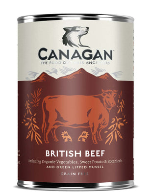 CANAGAN Britanska govedina s organskim povrcem, 400g