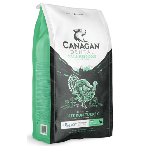 CANAGAN Dental Small Breed, puretina i piletina, za pse, bez zitarica