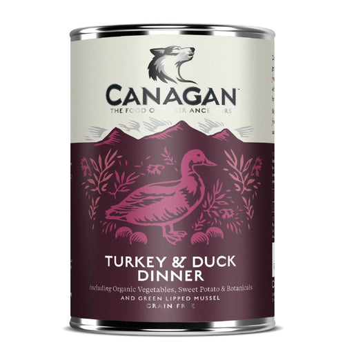 CANAGAN Dinner, puretina i pacetina s organskim povrcem, 400g