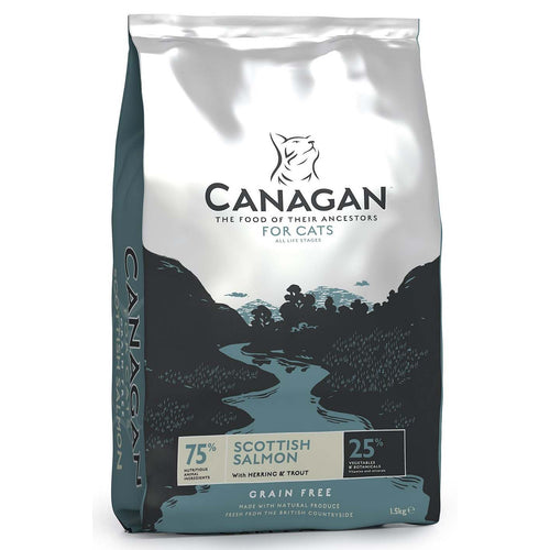 CANAGAN Skotski losos s haringom i pastrvom, za macke, bez zitarica
