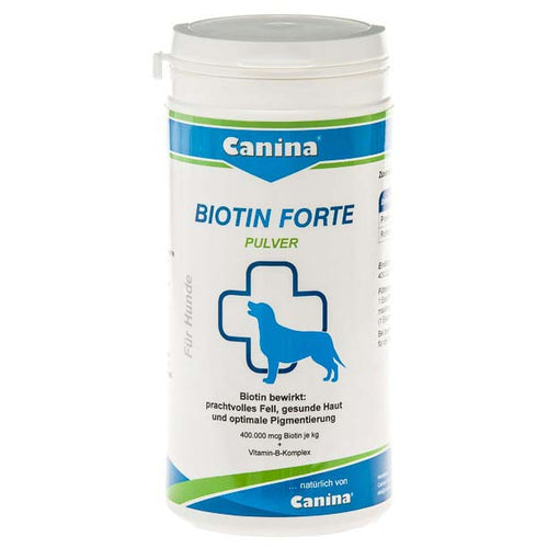 CANINA Biotin Forte, prah za sjajnu dlaku pasa, 200g