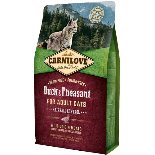 CARNILOVE Hairball, Pacetina i fazan, bez zitarica, 2kg
