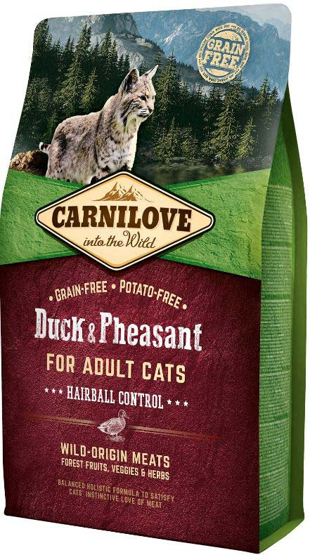 CARNILOVE Hairball, Pacetina i fazan, bez zitarica, 2kg
