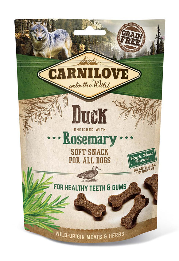 CARNILOVE Soft Snack, pacetina s ruzmarinom, polumeka poslastica, 200g