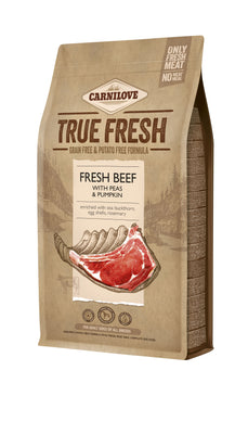 CARNILOVE True Fresh Beef, svjeze meso govedine s graskom i bucom, bez zit.