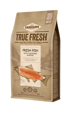 CARNILOVE True Fresh Fish, svjeza riba sa slanutkom i jabukom, bez zit.