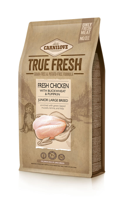 CARNILOVE True Fresh JUNIOR Large piletina, bez zitarica i krumpira