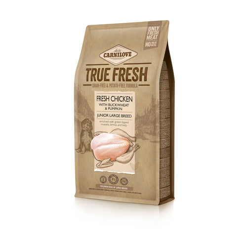 CARNILOVE True Fresh JUNIOR Large piletina, bez zitarica i krumpira