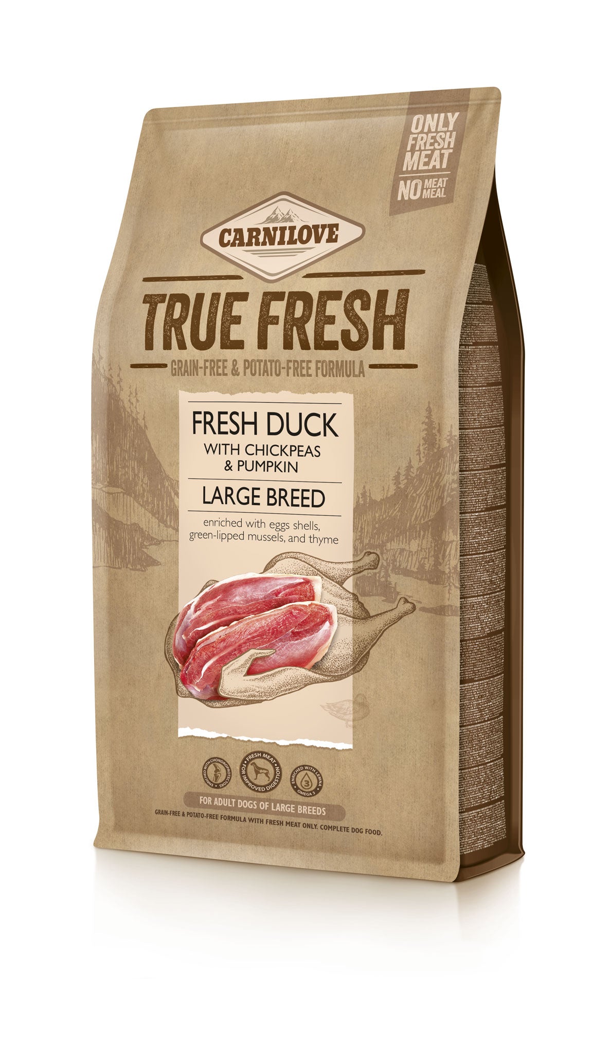 CARNILOVE True Fresh Large pacetina, bez zitarica i krumpira