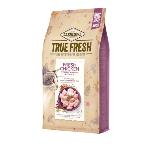 CARNILOVE True Fresh piletina, bez zitarica i krumpira, 4,8kg