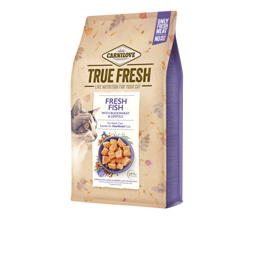 CARNILOVE True Fresh riba, bez zitarica i krumpira