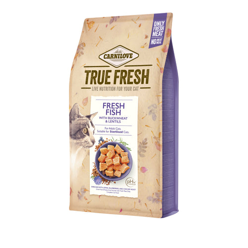 CARNILOVE True Fresh riba, bez zitarica i krumpira, 1,8kg
