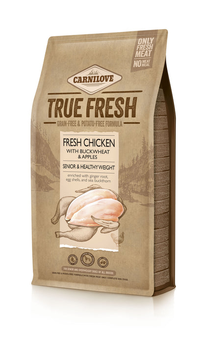 CARNILOVE True Fresh Senior & Healthy piletina, bez zitarica i krumpira, 4kg