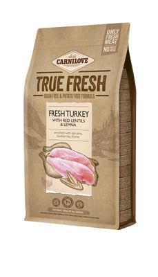 CARNILOVE True Fresh Turkey, svjeze meso puretine sa crvenom lecom, bez zit.
