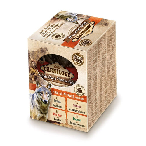 CARNILOVE Wild Origin, pasteta, multipack, bez zitarica, 4x300g 