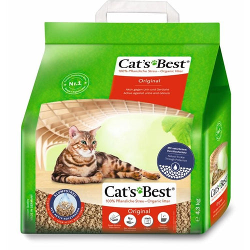 CAT'S BEST Original, grudajuci biljni pijesak za macke, bezmirisni