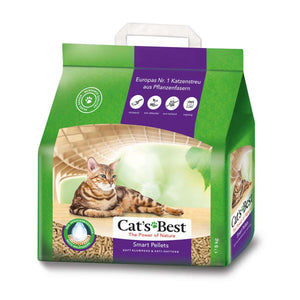CAT'S BEST Smart Pellets, grudajuci biljni pijesak za macke, bezmirisni, 10l