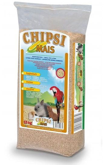 CHIPSI Mais, stelja za glodavce, kukuruzovina, 15kg (33L)
