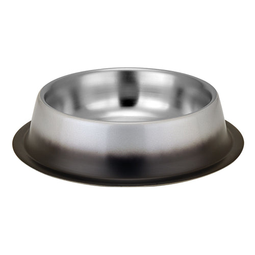 MR. PET Zdjelica za macke Shades, inox, protuklizna, sivo/crna 250ml