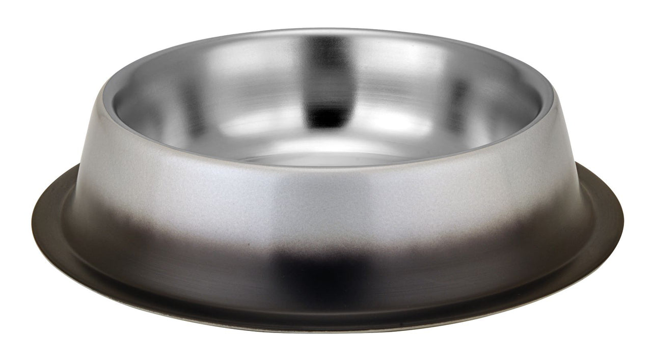 MR. PET Zdjelica za macke Shades, inox, protuklizna, sivo/crna 250ml