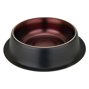 MR. PET Zdjelica za macke Zaara, inox, protuklizna, rustik bakreno/crna, 250ml