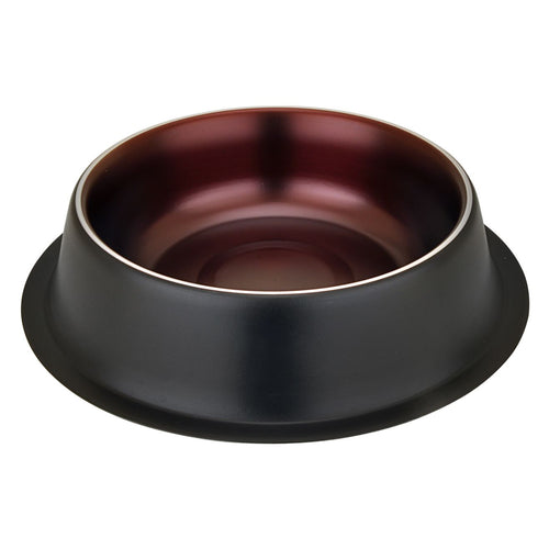 MR. PET Zdjelica za macke Zaara, inox, protuklizna, rustik bakreno/crna, 250ml