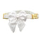 CROCI Ogrlica za pse Ceremony Bride, s mašnicom, najlon, bijela, S, 28-44 cm
