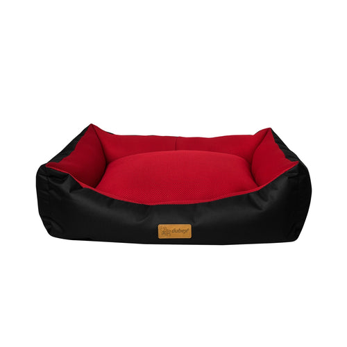 DUBEX Krevet Dondurma, crno/crvena, 95x75x22cm