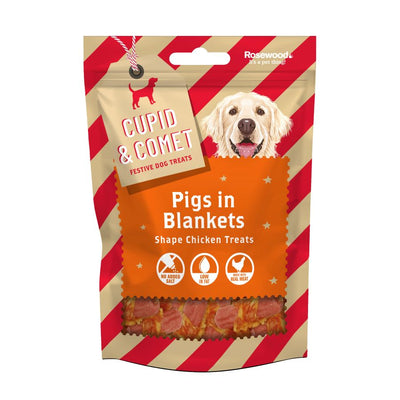 CUPID&COMET Pigs in Blankets, kobasice omotane piletinom, poslastice za pse 100g