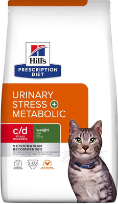 HILL's PD Fel c/d  Urinary Stress + Metabolic s piletinom, 1,5kg 