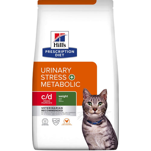 HILL's PD Fel c/d  Urinary Stress + Metabolic s piletinom, 1,5kg 