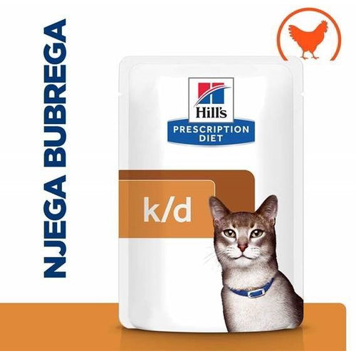 HILL's PD Fel k/d Kidney, za potporu rada bubrega, s piletinom, 85g