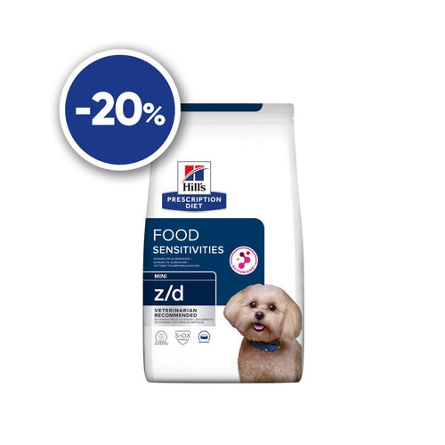 HILL's PD Can z/d Mini Active Biom, kod intolerancije i dermatoza,1kg -20%