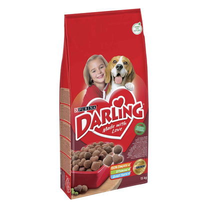 DARLING Hrana za pse s govedinom i piletinom, 15kg