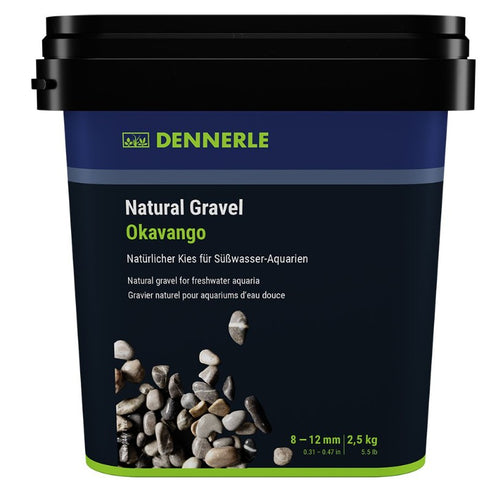Dennerle Ukrasni sljunak za akvarij Natural Gravel Okavango 8-12mm - 2.5kg