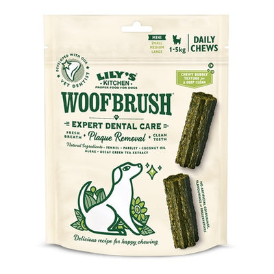 LILY'S KITCHEN Woofbrush Expert Dental Care/Dental Chew, Mini, multipack, 10x13g