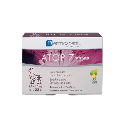 DERMOSCENT Atop 7 SpotOn za pse i macke do 10kg, 4x0,6ml