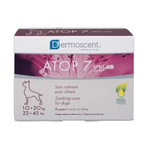 DERMOSCENT Atop 7 SpotOn za pse za pse 10-20 kg 4X1,2ml