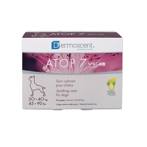 DERMOSCENT Atop 7 SpotOn za pse za pse 20-40kg 4X2,4ml