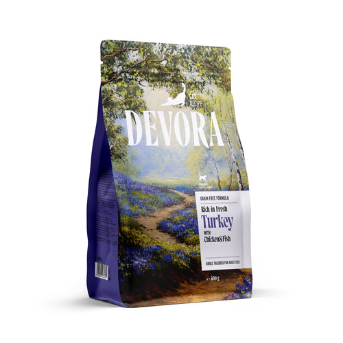 DEVORA Sterilized White Meat, bez zitarica, za macke, 400g