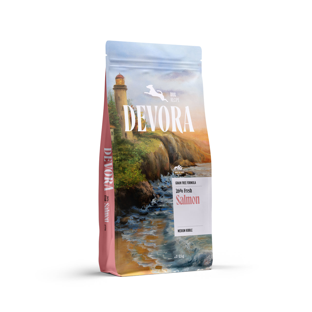 DEVORA Svjezi losos, monoprotein, bez zitarica, za pse, 12kg